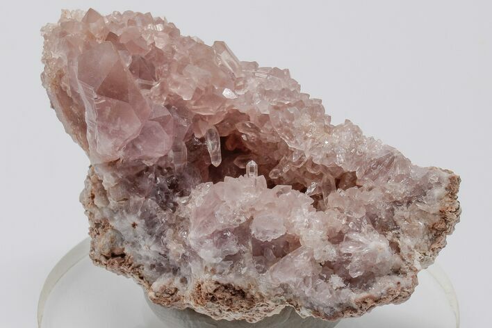 Beautiful, Pink Amethyst Geode Section - Argentina #195378
